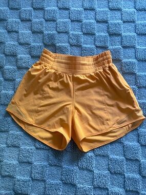 lululemon athletica Women's Yellow Athletic Shorts